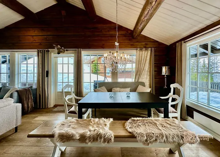 Large Family In In-out, Bbq, Terrace And Fireplace Hafjell